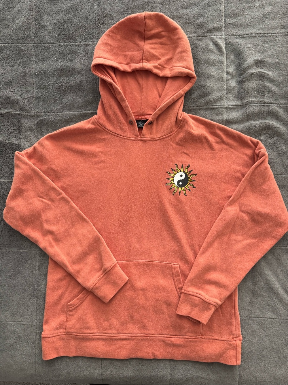 Men's Empyre Coral Sun Yin-Yang Hoodie Sweatshirt